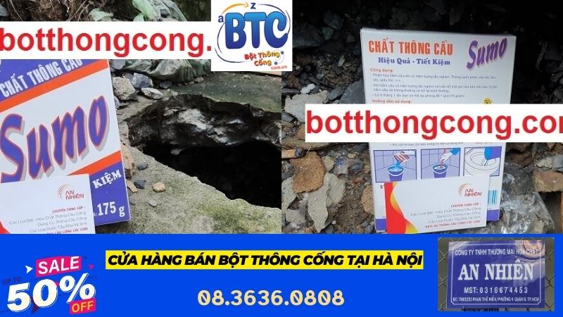 cửa hàng bán bột thông tắc cống tại hà nội