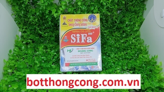 Bột thông cống, bồn cầu Sifa.