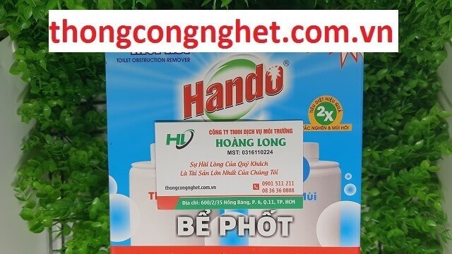 Thuốc tiêu bồn cầu Hando M.Phốt