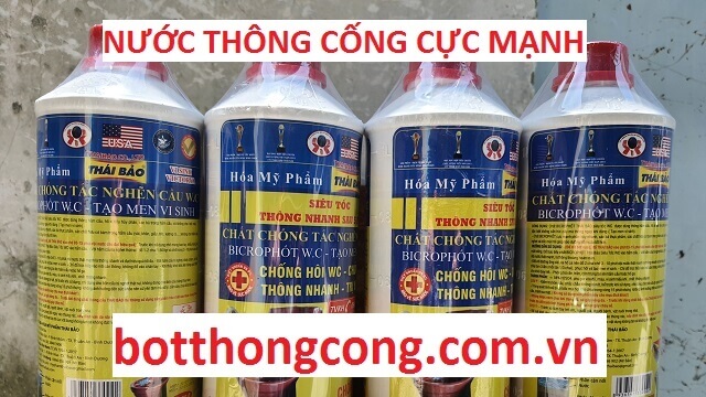 nước thông cống cực mạnh