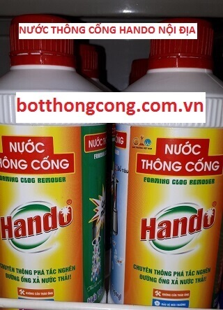 Nước thông cống hando