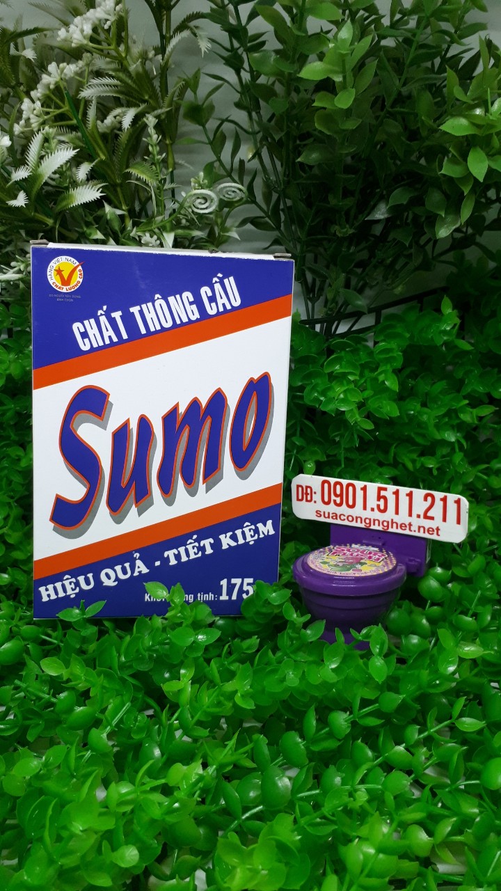 bột thông bồn cầu sumo