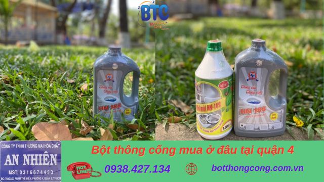 bột thông cống mua ở đâu tại quận 4