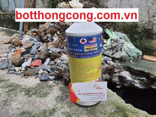 Bột thông tắc cống với công dụng tuyệt vời