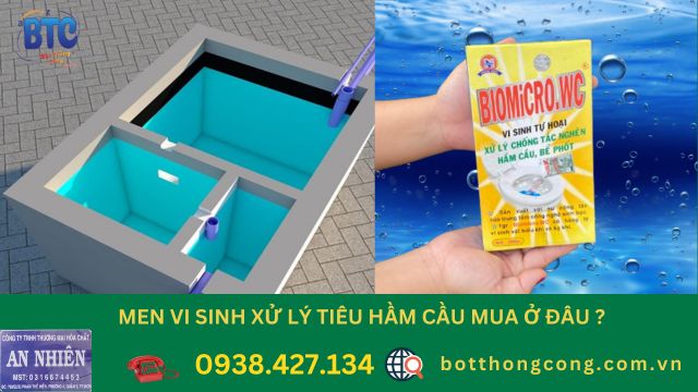 Men vi sinh xử lý tiêu hầm cầu mua ở đâu