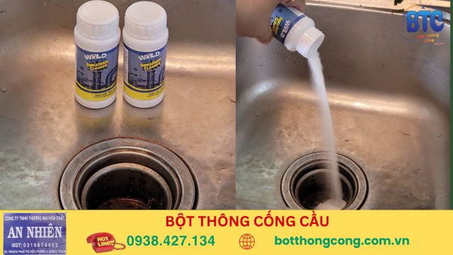 bột thông cống nhật bản