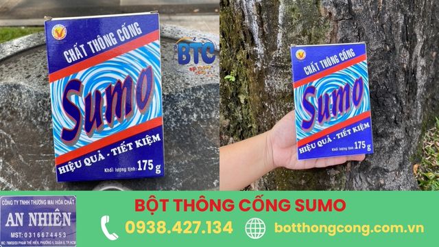 bột thông cống sumo